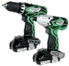 Hitachi KC18DFL 18v Lith-Ion Drill & Impact Driver Combo Kit