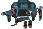 Bosch CLPK50-120 12V Litheon 5 Tool Combo Kit