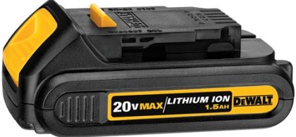 DeWalt DCB201 20V MAX* Lithium Ion Compact Battery Pack (1.5 Ah)