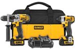 DeWalt DCK290L2 20V MAX* Lithium Ion Hammerdrill / Impact Driver Combo Kit (3.0 Ah)