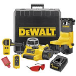 DeWalt DW077KD Self Leveling Rotary Laser - Combo Kit (Int/Ext) w/ Detector