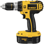 DeWalt DC725KA 18v Compact Hammer Drill Kit with FREE DW920K-2 7.2v Screwdriver