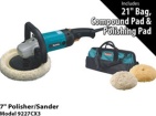 Makita 9227CX3 7" Polisher Kit