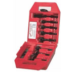 Milwaukee 49-22-0130 Contractor's Kit 7 Bit 1-Inch to 2-9/16-Inch Selfeed Drill Bit Assortment with 5-1/2-Inch Extension and Plastic Carrying Case