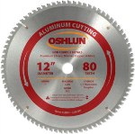 Oshlun 12" 80TCG Non-Ferrous Saw Blade