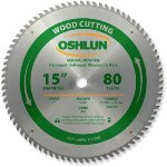 Oshlun SBW-150080 15" 80T Carbide Blade
