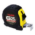 Tajima G25BW 25 ft x 1 in. G-Series Shock Resistant Tape Measure