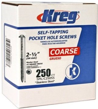 Kreg SML-C250SS-250 Stainless Steel Screws