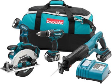 Makita LXT406 18V LXT Lithium-Ion 4Pc Kit