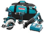 Makita LXT406 18V LXT Lithium-Ion 4Pc Kit