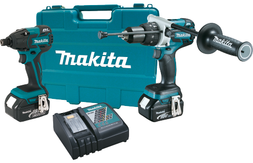 MAKITA XT257M 18V LXT 4AMP HR NEW COMBO KIT