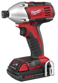 Milwaukee 2650-21 M18 Compact 1/4" Hex Impact Driver Kit