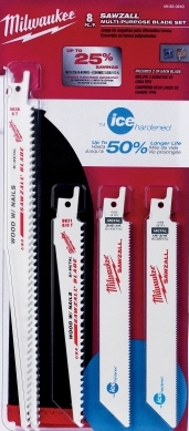 Milwaukee 49-22-0240 8pc Sawzall Blade Kit