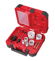 Milwaukee 10pc ICE hardened Hole Saw Kit