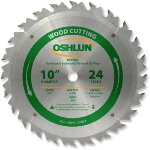 Oshlun 10" 24T Carbide Saw Blade