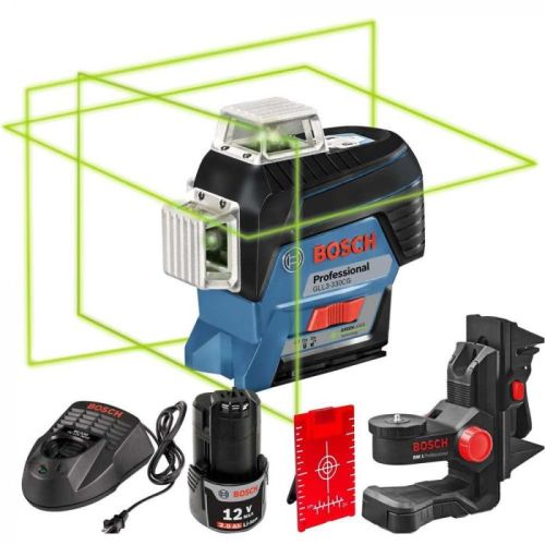 Bosch GLL3-330cg Self-Level 3-Plane green Laser Kit